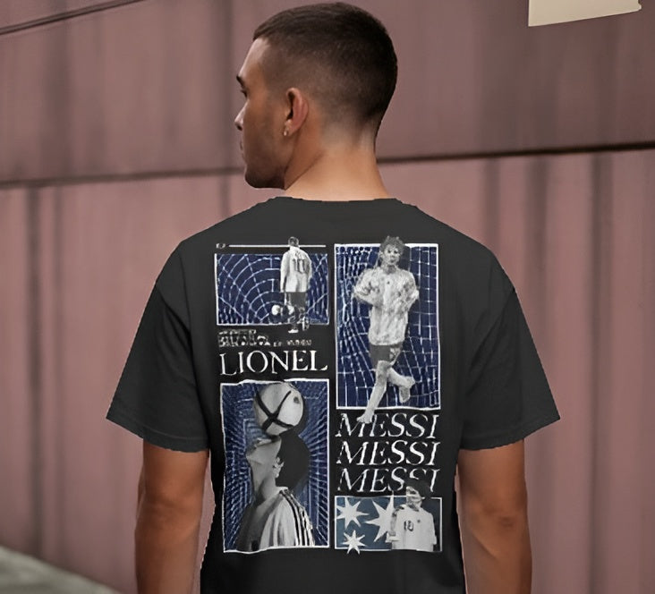 Lionel Messi Drop Shoulder T-shirt