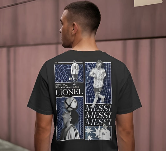 Lionel Messi Drop Shoulder T-shirt