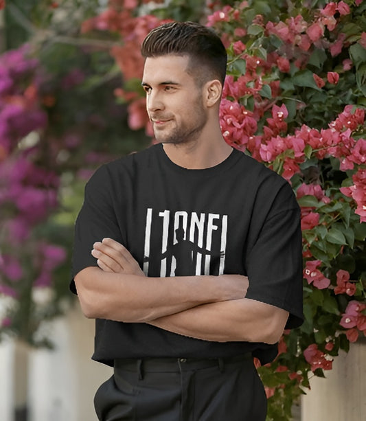 Lionel Messi Drop Shoulder T-shirt