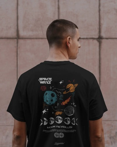 Space Ways Drop Shoulder T-Shirt